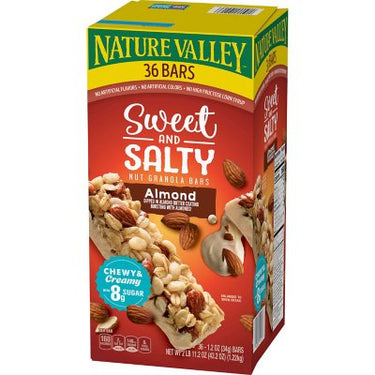 Nature Valley Sweet and Salty Nut Almond Granola Bars, 36 Ct.